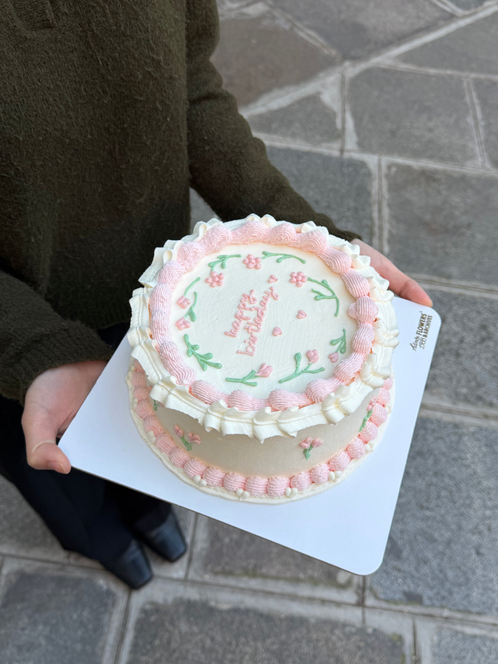 Gâteau Vintage Floral