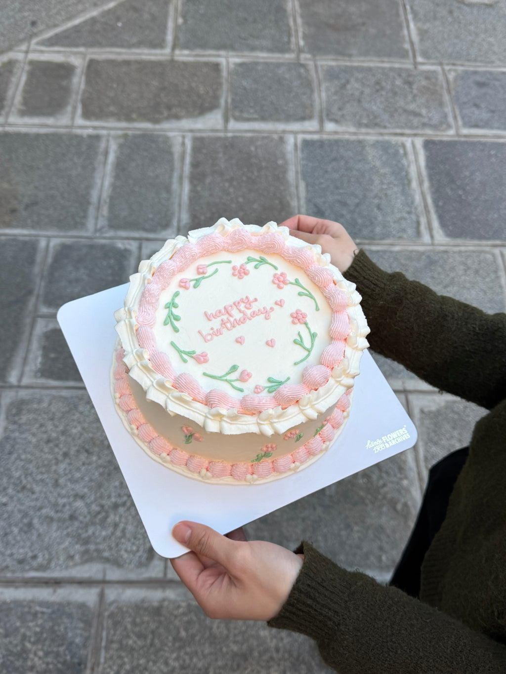 Gâteau Vintage Floral