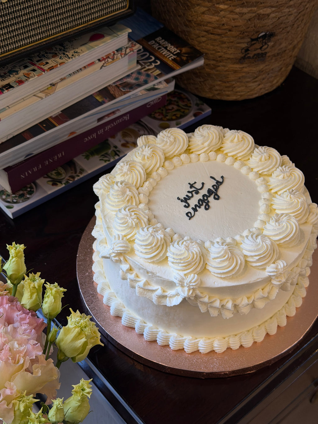 Gâteau Vintage Blanc