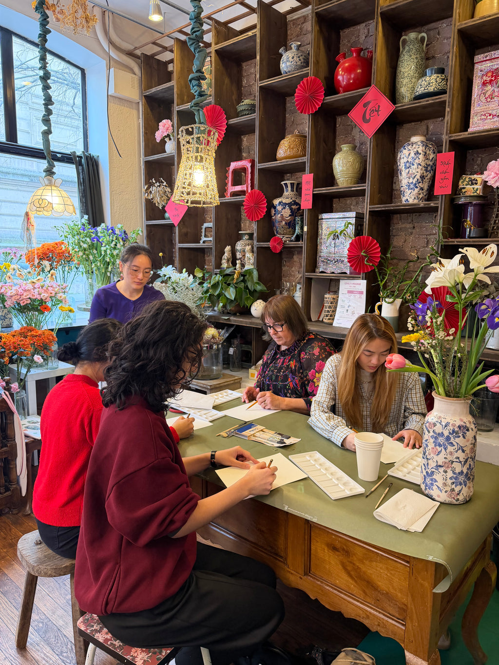 Atelier Aquarelle : Fleur et Céramique Vietnamienne le 24 avril