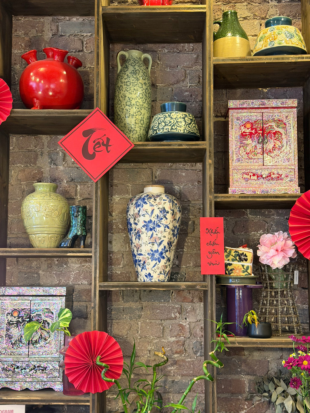 Vase forme de papaye