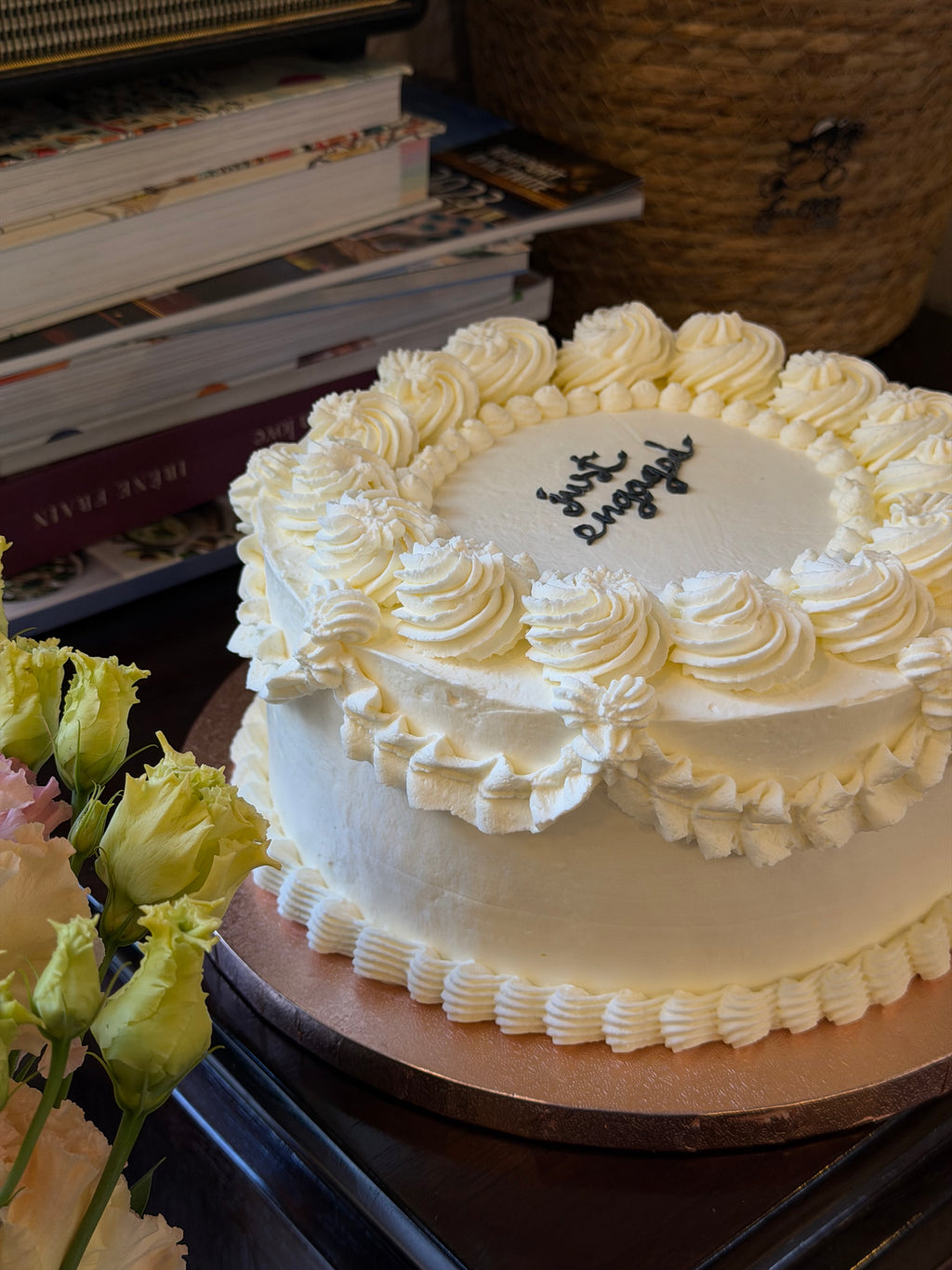 Gâteau Vintage Blanc
