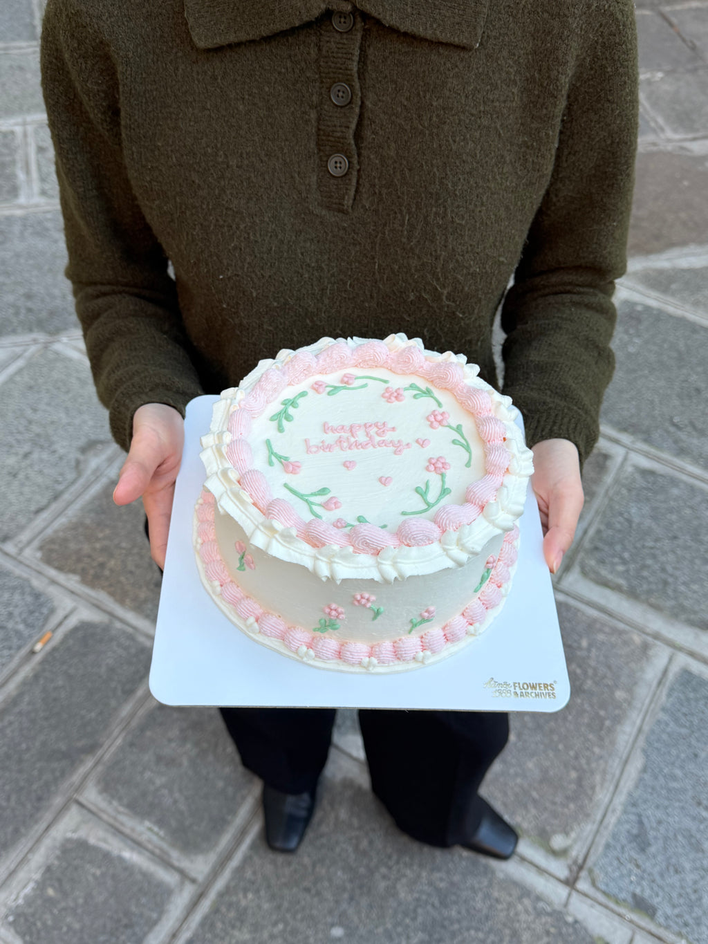 Gâteau Vintage Floral
