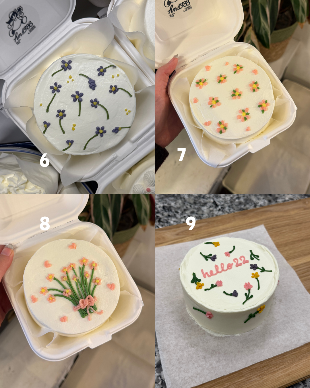 Bento Cake - Floral