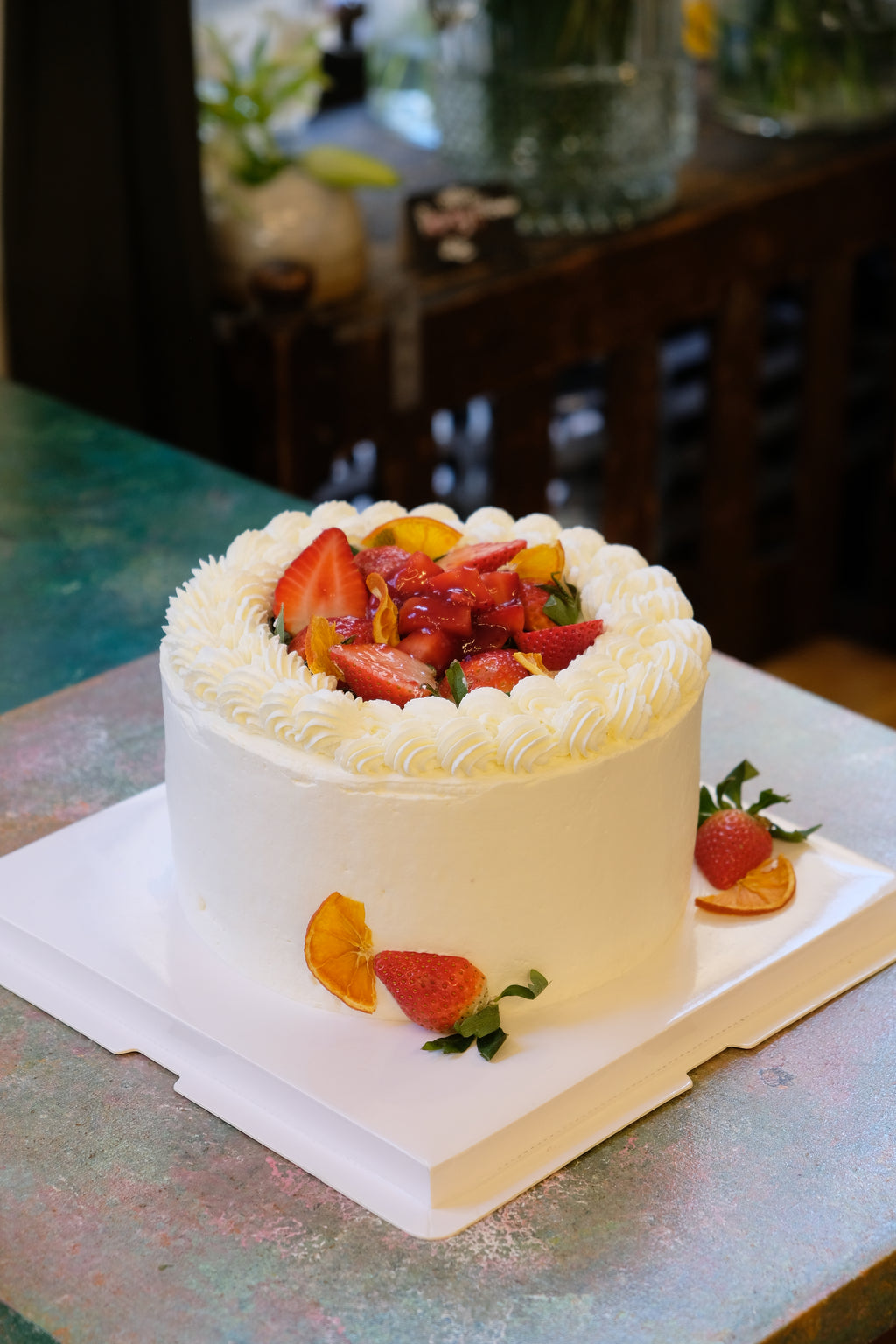 Gâteau Fraise Couronnée