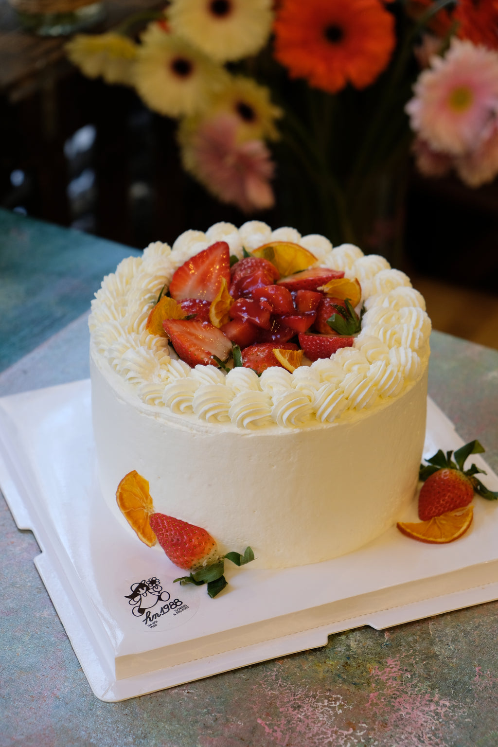 Gâteau Fraise Couronnée