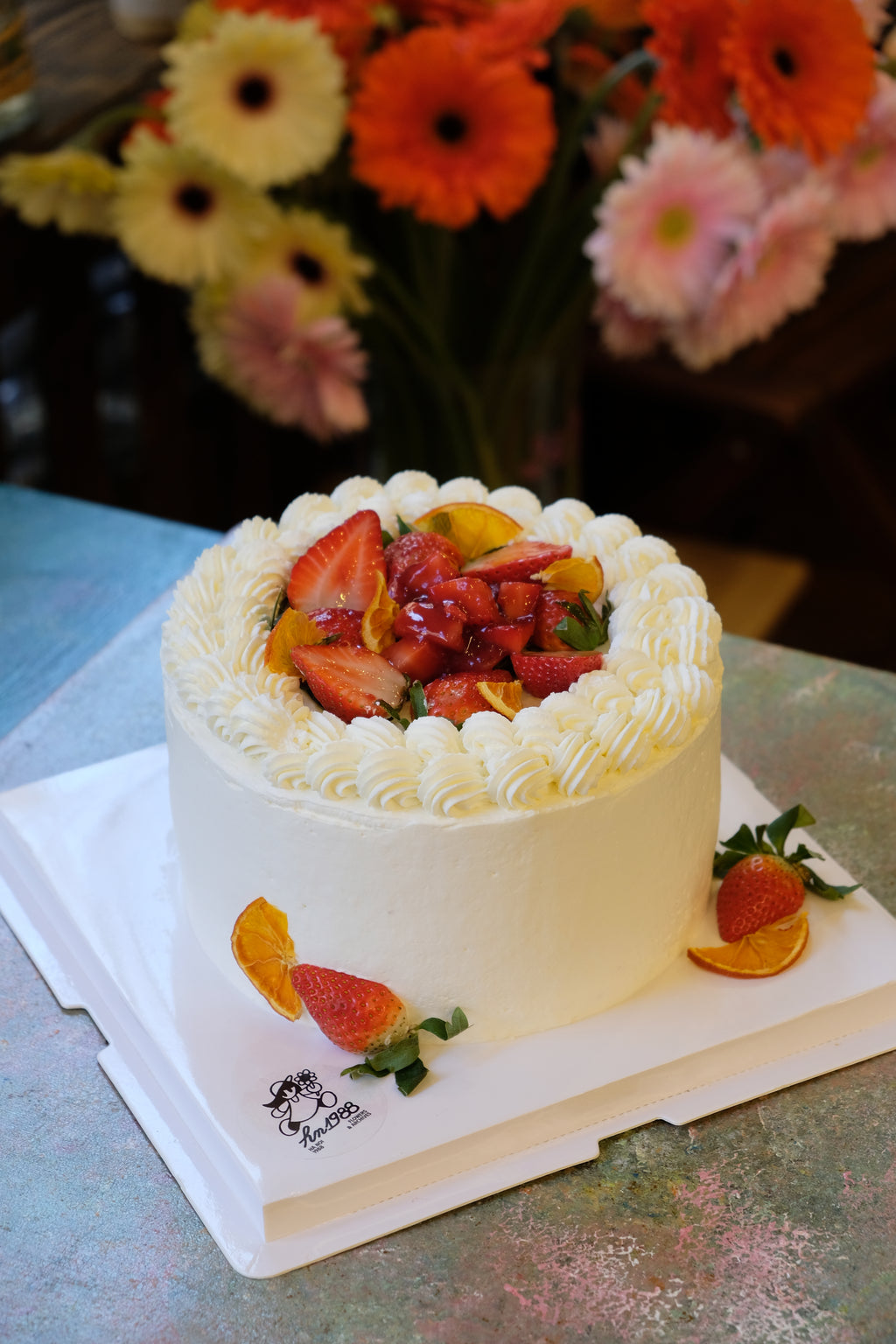 Gâteau Fraise Couronnée