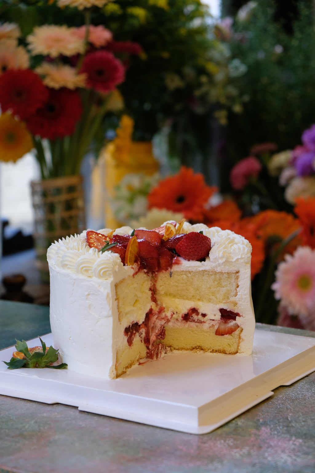Gâteau Fraise Couronnée