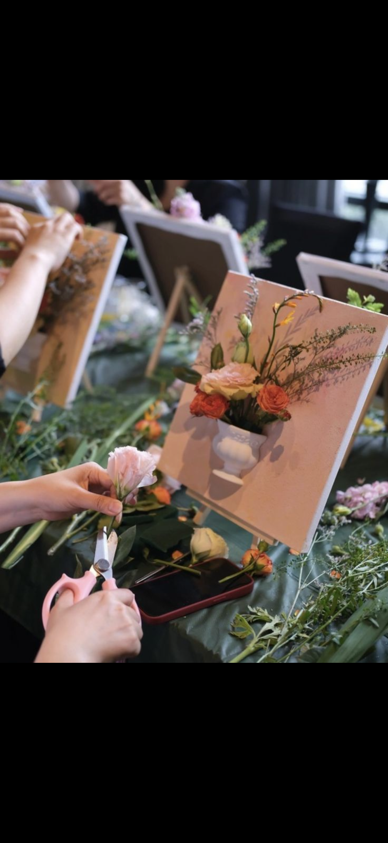 Atelier composition florale