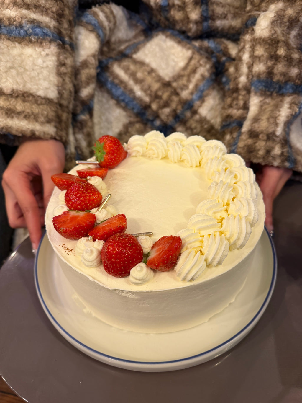 Gâteau Fraise Élégante