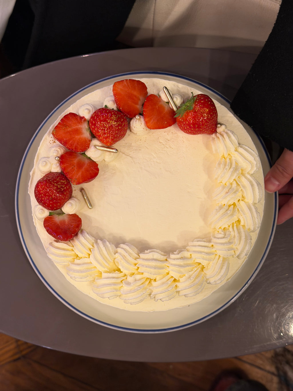 Gâteau Fraise Élégante