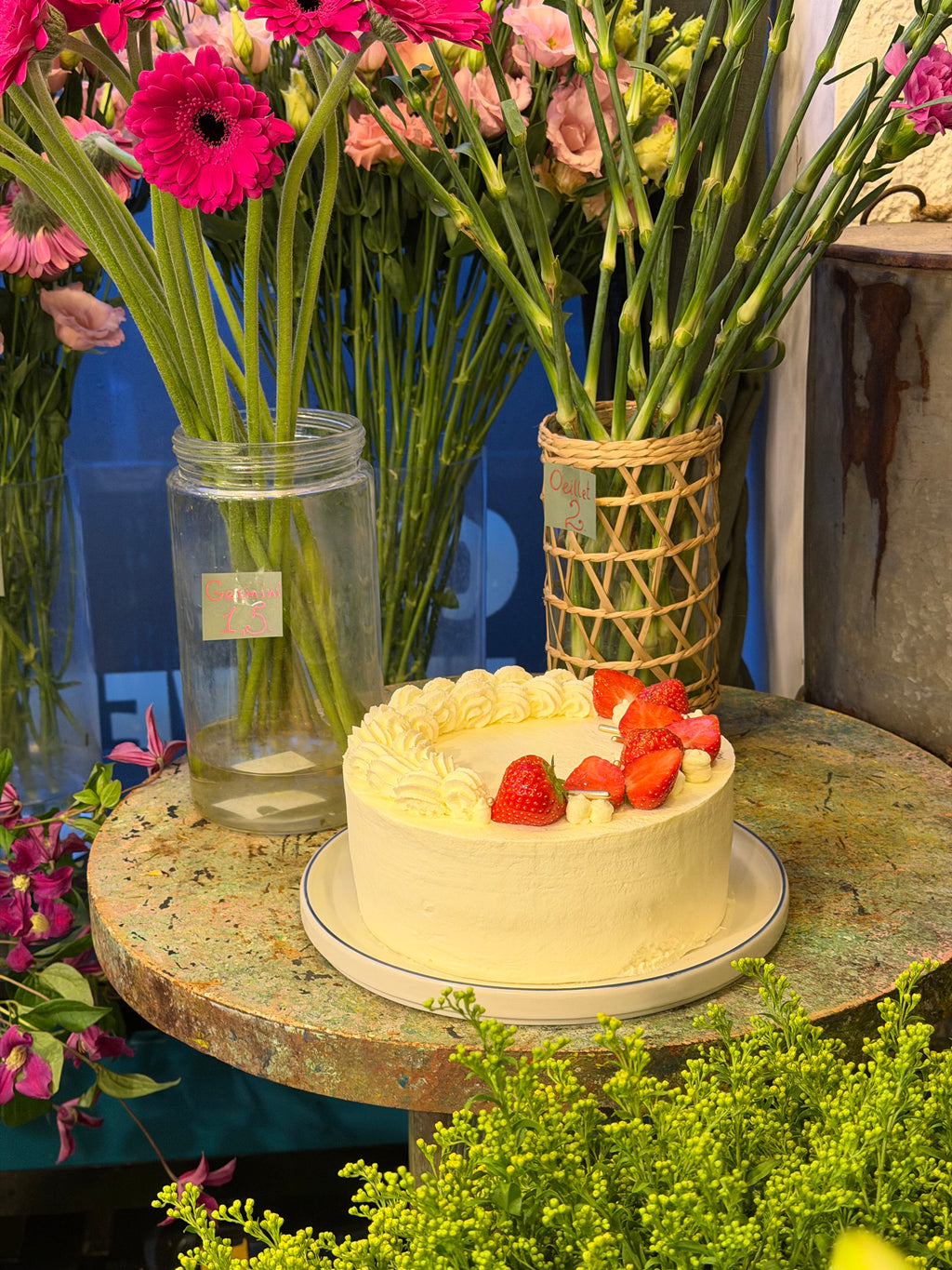 Gâteau Fraise Élégante