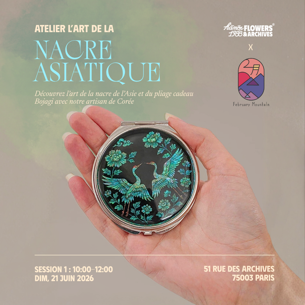 Atelier Nacre Asiatique le 21 juin 2026 (une boisson comprise)